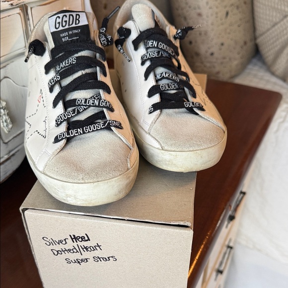 Golden Goose Superstar Classic Dotted Star Size 40 - Picture 4 of 15